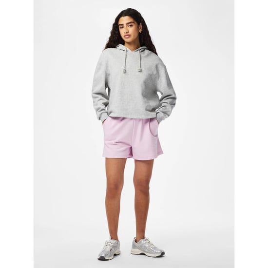 Pieces Dames loose shorts pcchilli sweat pants effen lila - Image 5