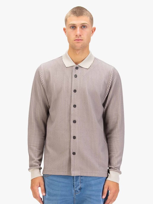 Luke 1977 Men's Matagalpa Polo in Hardnut Stone - Image 2
