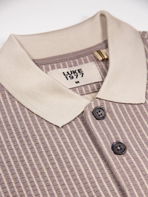 Luke 1977 Men's Matagalpa Polo in Hardnut Stone - Image 6