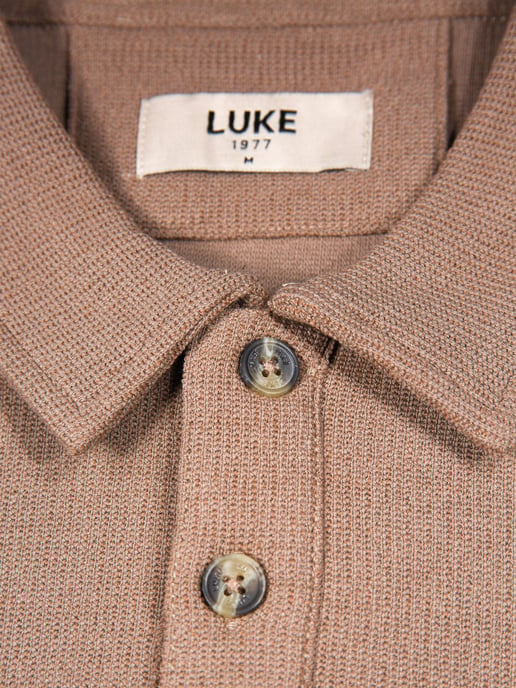 Luke 1977 Men's Fuego Polo in Hardnut - Image 4