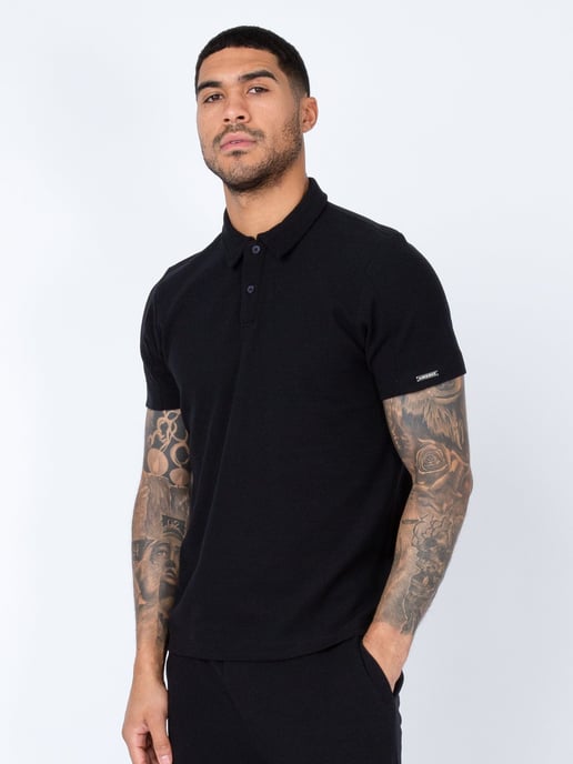 Luke 1977 Men's Fuego Polo in Black - Image 2