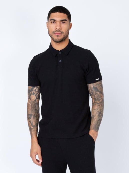 Luke 1977 Men's Fuego Polo in Black - Image 3