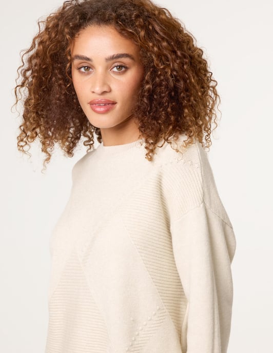 Argyle Stitch Detail Jumper - Image 3