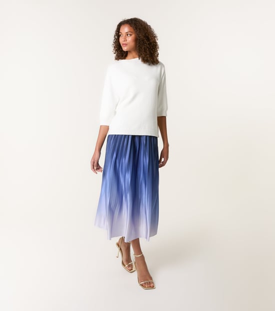 Gradient Colour Pleated Skirt - Image 1