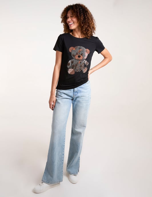 Diamante Teddy Bear T-shirt - Image 2