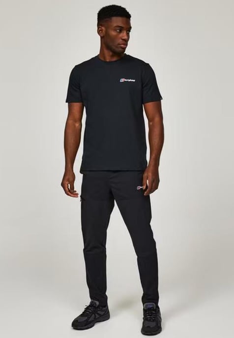 Berghaus Everest Mountain Ridge T-Shirt in Black - Image 5