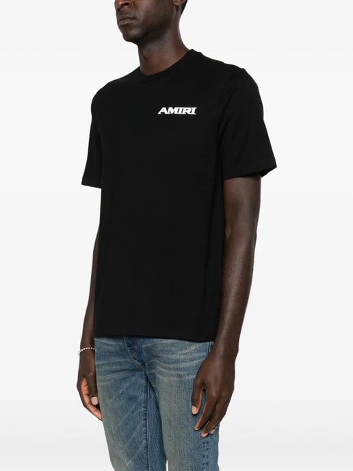 Sports Logo T-Shirt in Black - Image 3