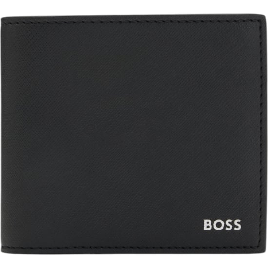 Hugo Boss Mens Leather Wallet Zair_4cc Bifold Credit Cardholder - Image 2