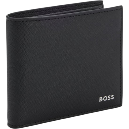 Hugo Boss Mens Leather Wallet Zair_4cc Bifold Credit Cardholder - Image 3