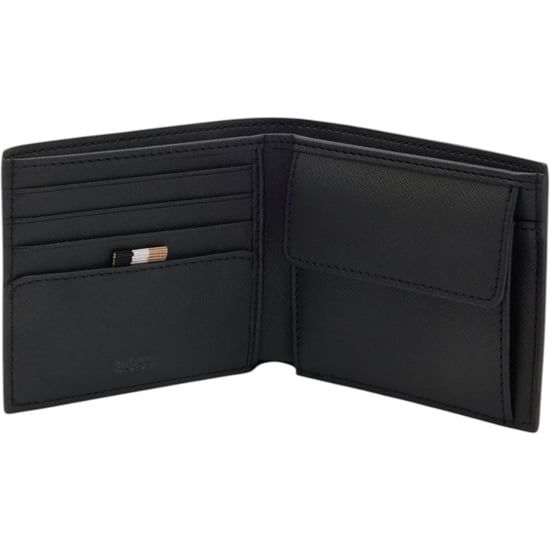 Hugo Boss Mens Leather Wallet Zair_4cc Bifold Credit Cardholder - Image 4