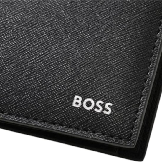 Hugo Boss Mens Leather Wallet Zair_4cc Bifold Credit Cardholder - Image 6