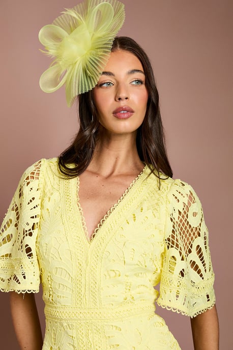 Placement Lace Hanky Hem Dress - Image 4