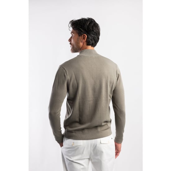 Blue Industry De half-zip pullover met ribkraag | - Image 5
