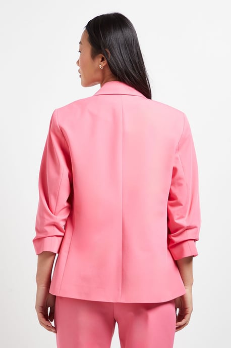 Petite Ruched Sleeve Blazer - Image 3