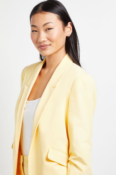 Petite Ruched Sleeve Blazer - Image 3