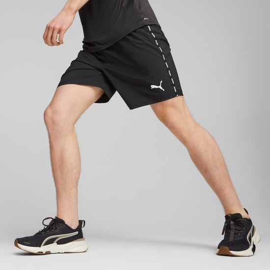 Mens Woven Shorts Sports Short in Black - Image 2