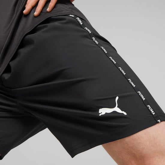 Mens Woven Shorts Sports Short in Black - Image 4