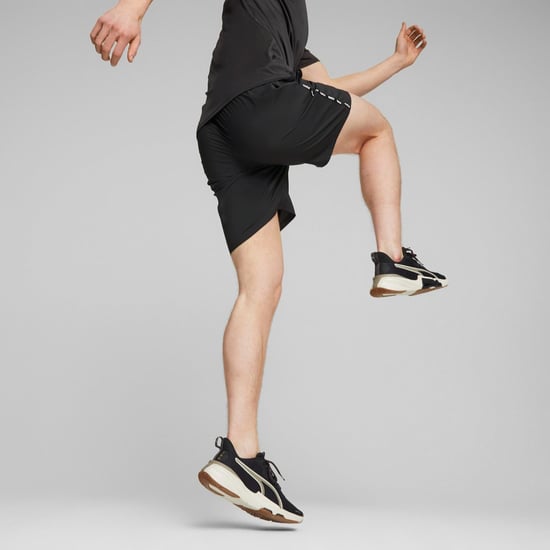Mens Woven Shorts Sports Short in Black - Image 5