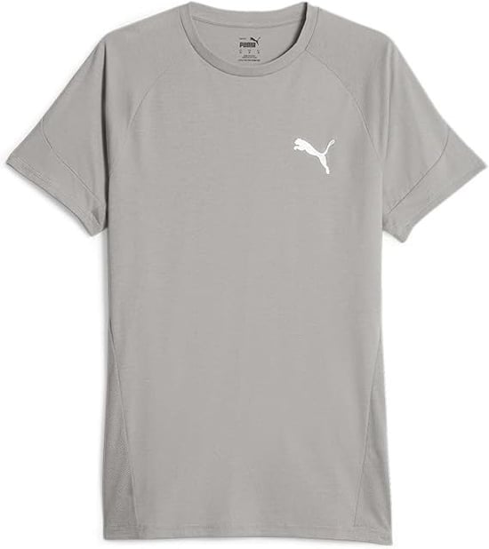 Mens Evostripe Drycell T Shirt in Grey - Image 2