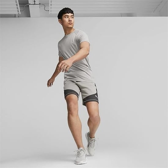 Mens Evostripe Drycell T Shirt in Grey - Image 3