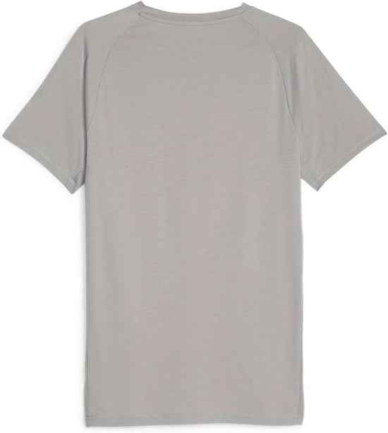 Mens Evostripe Drycell T Shirt in Grey - Image 4