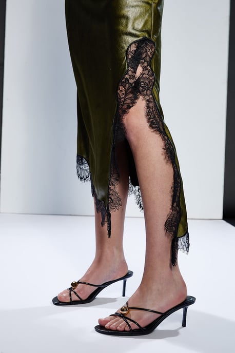 Runway 1.8.1.8 Pu Satin Slip Skirt - Image 4