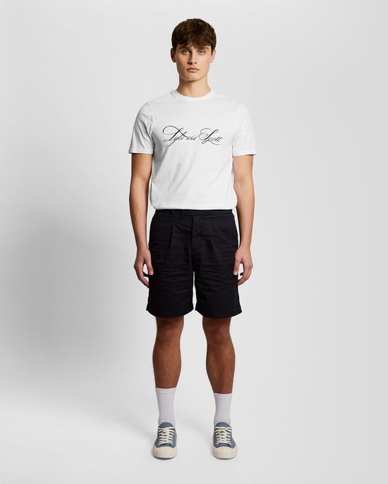 Superfine Graphic T-Shirt in White - Image 1