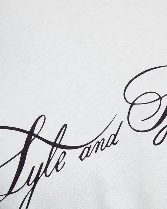 Superfine Graphic T-Shirt in White - Image 5