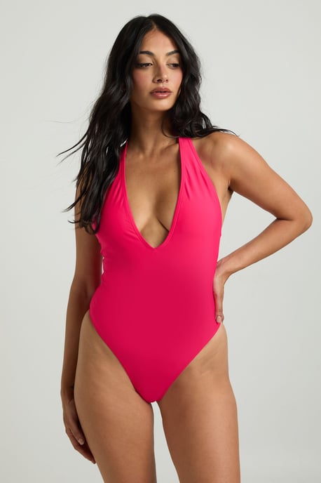 Tie Halterneck Swimsuit - Image 1