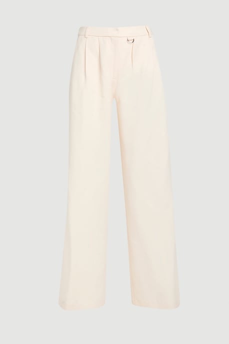 Tencel Blend Tailored Wide Leg Trouser - Image 2