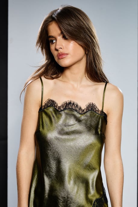 Runway 1.8.1.8 Pu Satin Cami - Image 2