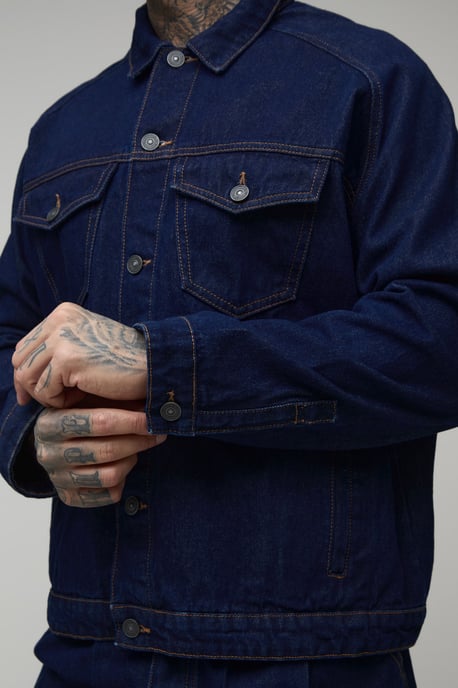 Tall Regular Fit Denim Jacket - Image 3