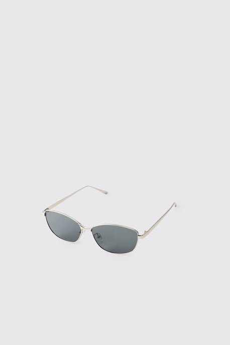 Metal Trim Square Sunglasses - Image 1