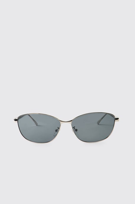 Metal Trim Square Sunglasses - Image 2