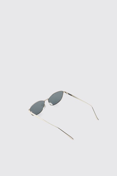 Metal Trim Square Sunglasses - Image 3