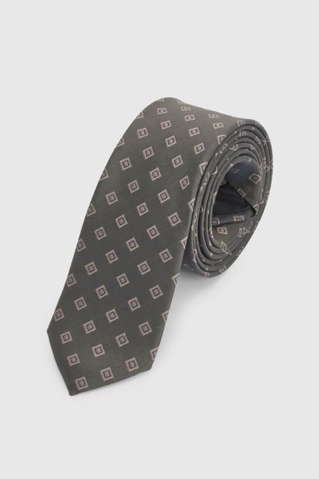 Khaki Geo Tie - Image 1