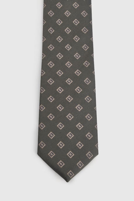 Khaki Geo Tie - Image 2