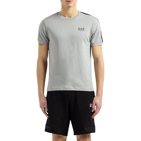EA7 Emporio Armani Mens 3DPT35 PJ02Z Tape Logo T-Shirt Griffin Casuaul Tee - Image 1