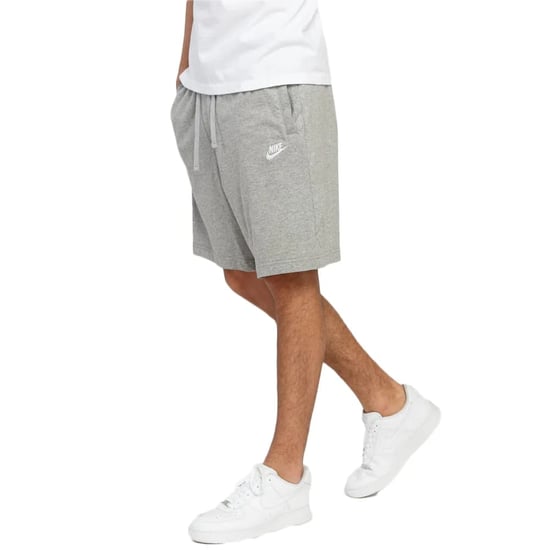 Nike Grey Sportswear Club Mens Fleece Shorts - Image 2