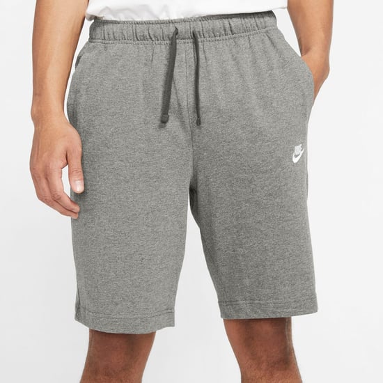 Nike Grey Sportswear Club Mens Fleece Shorts - Image 3