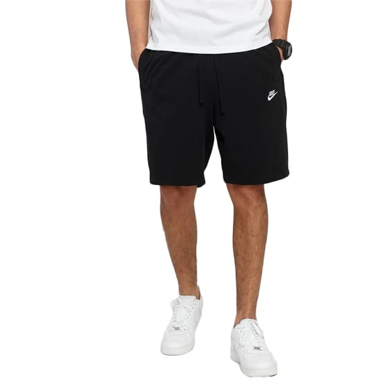 Nike Black Sportswear Club Mens Fleece Shorts - Image 1