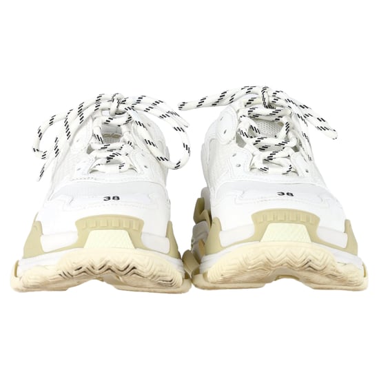 Balenciaga Triple S Sneakers in White Polyester - Image 2