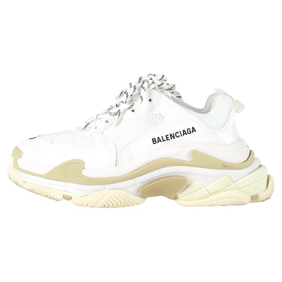 Balenciaga Triple S Sneakers in White Polyester - Image 4