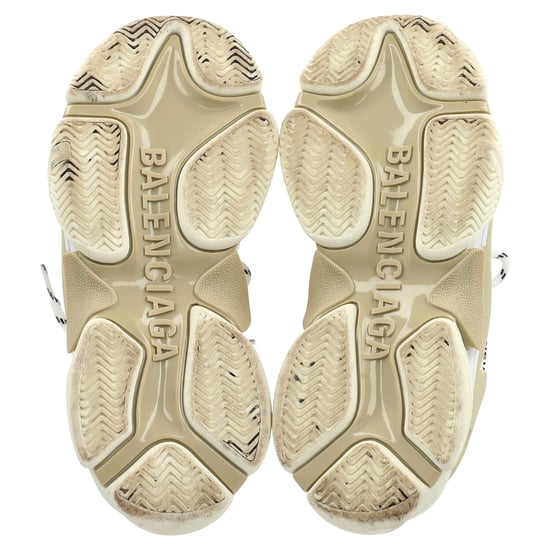Balenciaga Triple S Sneakers in White Polyester - Image 6