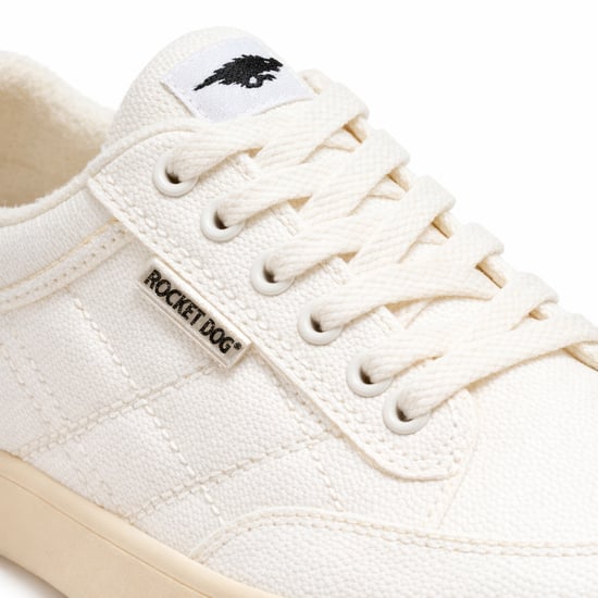 Rocket Dog Kitty 12a Canvas/pu Dames Casual Sneakers Wit - Image 3