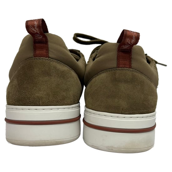Loro Piana Newport Sneakers in Olijf Polyester - Image 3