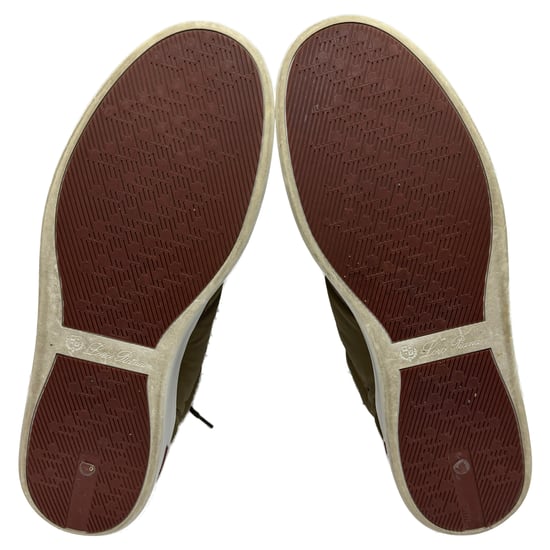 Loro Piana Newport Sneakers in Olijf Polyester - Image 6