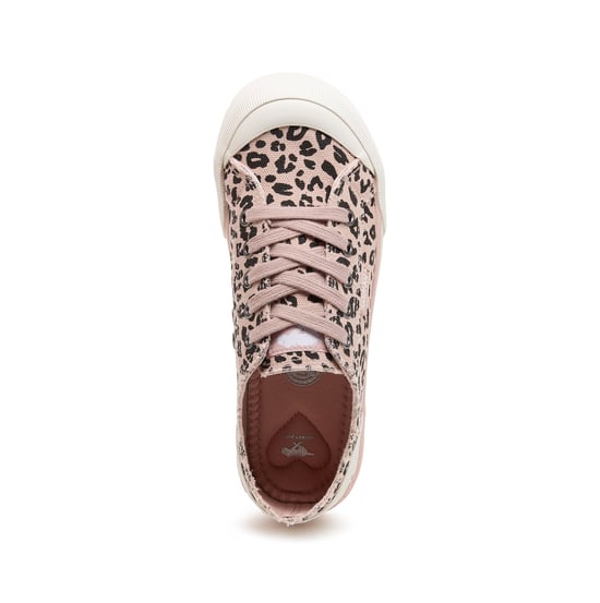 Rocket Dog Jazzin Leon Leopard Kvinnors Casual Skor Ljusrosa - Image 3