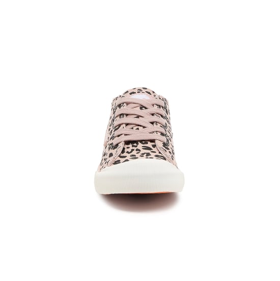 Rocket Dog Jazzin Leon Leopard Kvinnors Casual Skor Ljusrosa - Image 6