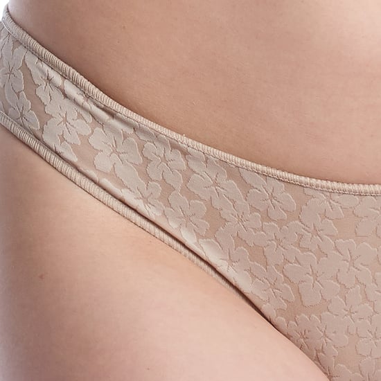 Dames Bikini Slip met Bloemen Jacquard Stof REBECA - Image 2